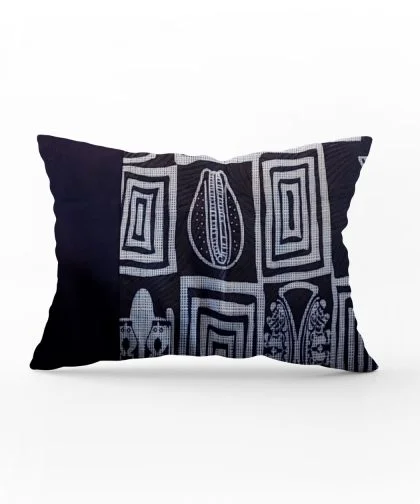 Housse de coussin Bangangté II 100% Made in Africa par OJI HOME