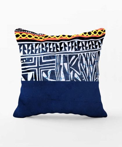 Housse de coussin Grassfields II 100% Made in Africa par OJI HOME