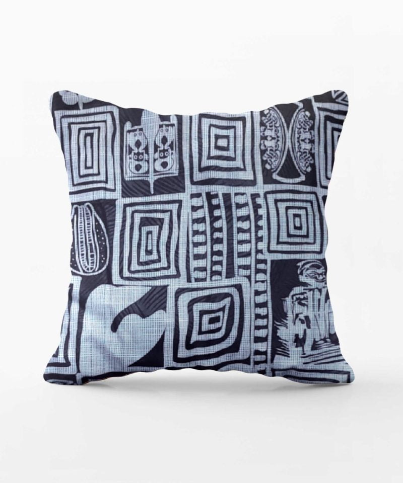 Housse de coussin Bangangté 100% Made in Africa par OJI HOME